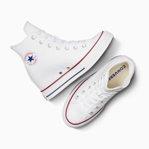 Converse Women's Chuck Taylor All Star Wedge Platform, White, Size 10, NWOT